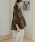 コットンツイル2WAYギャザーブラウス 26AW