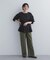 コットンツイル2WAYギャザーブラウス 26AW