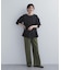 コットンツイル2WAYギャザーブラウス 26AW
