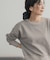 コンパクトラメスウェット 26AW