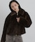 TISSAVEL フェイクファーショートコート