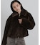 TISSAVEL フェイクファーショートコート