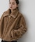 TISSAVEL フェイクファーショートコート