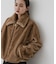 TISSAVEL フェイクファーショートコート