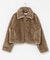 TISSAVEL フェイクファーショートコート