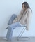 TISSAVEL フェイクファーショートコート