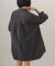 フロントシャーリングシャツワンピース