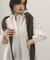 フロントシャーリングシャツワンピース