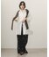 フロントシャーリングシャツワンピース