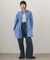 フロントシャーリングシャツワンピース