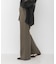 『3サイズ展開』コットンサテンストレートパンツ