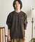 『イージーケア／吸水速乾』シシュウダンボールポンチロングスリーブTシャツ