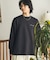 『イージーケア／吸水速乾』シシュウダンボールポンチロングスリーブTシャツ