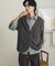 『洗濯可』ハイショクジャガードニットベスト