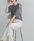 Torrazzo Donna　SHEER SHAGGY TOP
