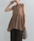 ELENDEEK　SHEER PEPLUM  BLOUSE