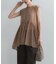 ELENDEEK　SHEER PEPLUM  BLOUSE