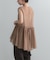 ELENDEEK　SHEER PEPLUM  BLOUSE