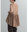 ELENDEEK　SHEER PEPLUM  BLOUSE