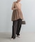 ELENDEEK　SHEER PEPLUM  BLOUSE