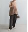 ELENDEEK　SHEER PEPLUM  BLOUSE