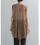 ELENDEEK　SHEER PEPLUM  BLOUSE