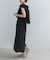 kaene　フラッフィーフラワーコンビドレス