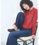 『別注』HANES×DOORS　ワッフルコンパクトカーディガン