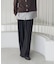 『洗濯可／静電気防止／ピリング防止／イージーケア』『UR TECH』完声タックギャザーワイドパンツ 26AW
