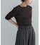 ELENDEEK　2WAY SHEER KNIT