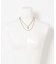 in mood　MELT HEART 2P NECKLACE