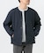 『別注』+phenix　WINDSTOPPER by GORE-TEX LABS ノーカラーダウンジャケット