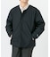 『別注』+phenix　WINDSTOPPER by GORE-TEX LABS ノーカラーダウンジャケット