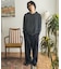 ボーダーフーディーロングTシャツ