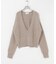 new basic　CASHMERE SILK DEEP V-NECK KNIT
