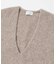 new basic　CASHMERE SILK DEEP V-NECK KNIT
