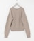 new basic　CASHMERE SILK DEEP V-NECK KNIT