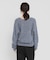 new basic　CASHMERE SILK DEEP V-NECK KNIT