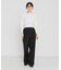 new basic　WOOL LINEN PANTS