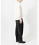 new basic　WASHI WOOL V-NECK KNIT
