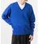 new basic　WASHI WOOL V-NECK KNIT