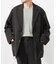 new basic　WOOL SILK LINEN SINGLE JACKET