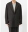 new basic　WOOL SILK LINEN SINGLE JACKET
