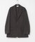new basic　WOOL SILK LINEN SINGLE JACKET