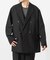 new basic　WOOL LINEN DOUBLE JACKET