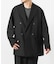 new basic　WOOL LINEN DOUBLE JACKET