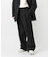 new basic　WOOL LINEN TROUSER