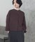 『UVカット／イージーケア／速乾』『UR TECH』Aircare ショートコクーンシャツ 26AW