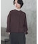 『UVカット／イージーケア／速乾』『UR TECH』Aircare ショートコクーンシャツ 26AW