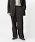 new basic　WOOL SILK LINEN TROUSER